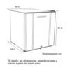Minibar Challenger Frost 50.5 Litros Una Puerta CR-051 Gris - Image 6