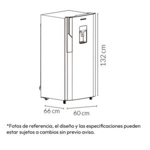 Nevera Challenger Frost 239 Lt Dispensador Agua CR-239 Gris - Image 6