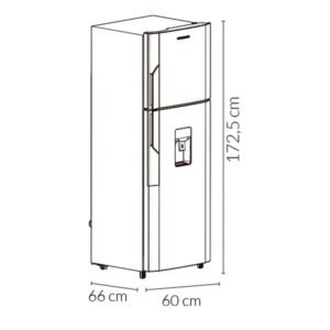 Nevera Challenger No Frost 290 Litros Top Mount CR-290 Gris - Image 6
