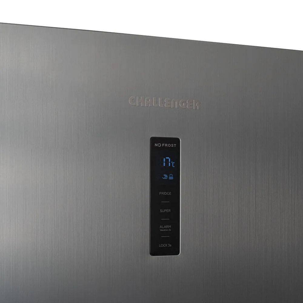 Nevera CHALLENGER No Frost 387 Lt Refrigerador CR-356 Gris - Image 6