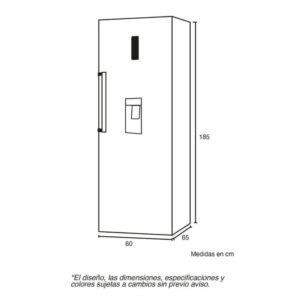 Nevera CHALLENGER No Frost 387 Lt Refrigerador CR-356 Gris - Image 7
