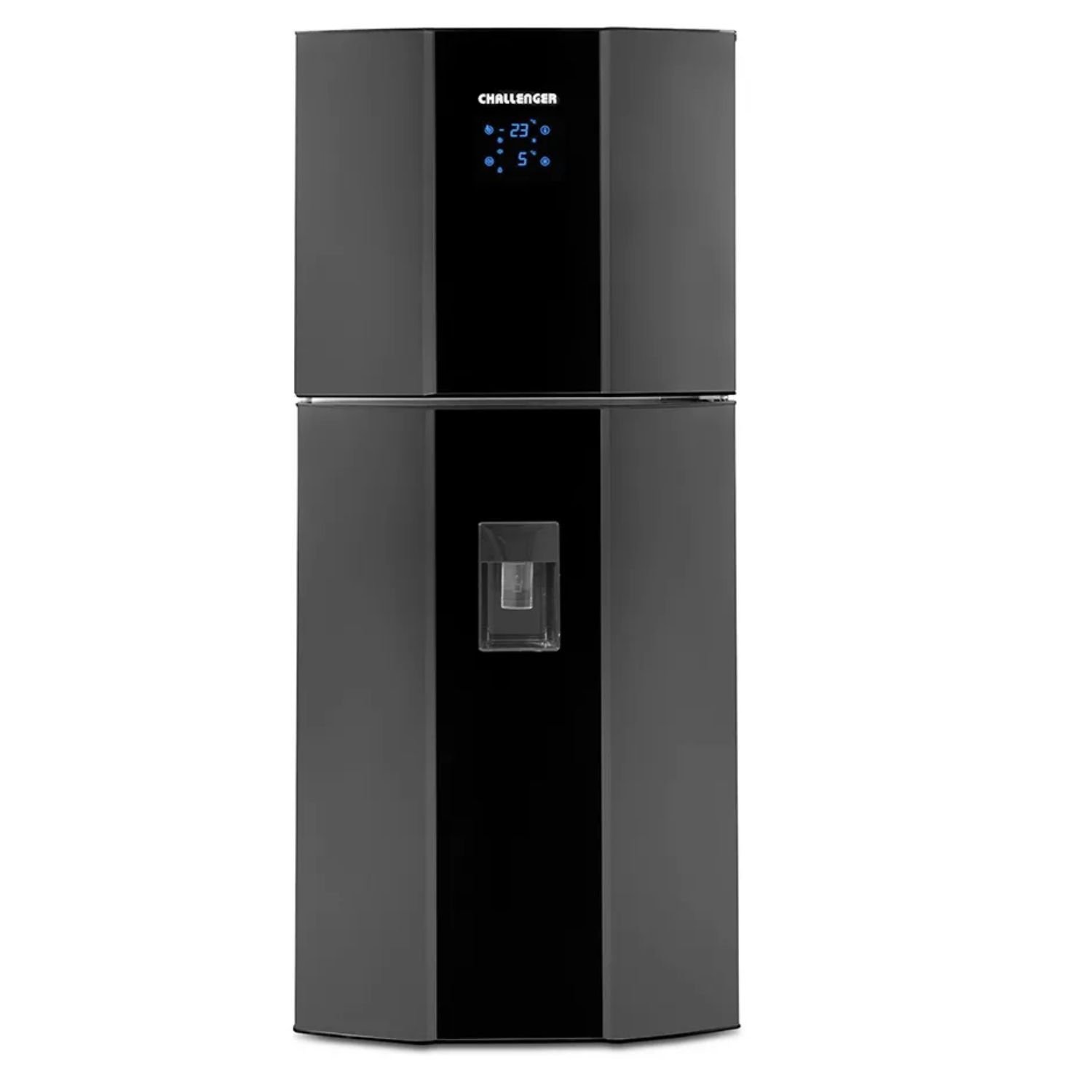 Nevera Challenger No Frost 370 Litros Gris CR-370 Negro