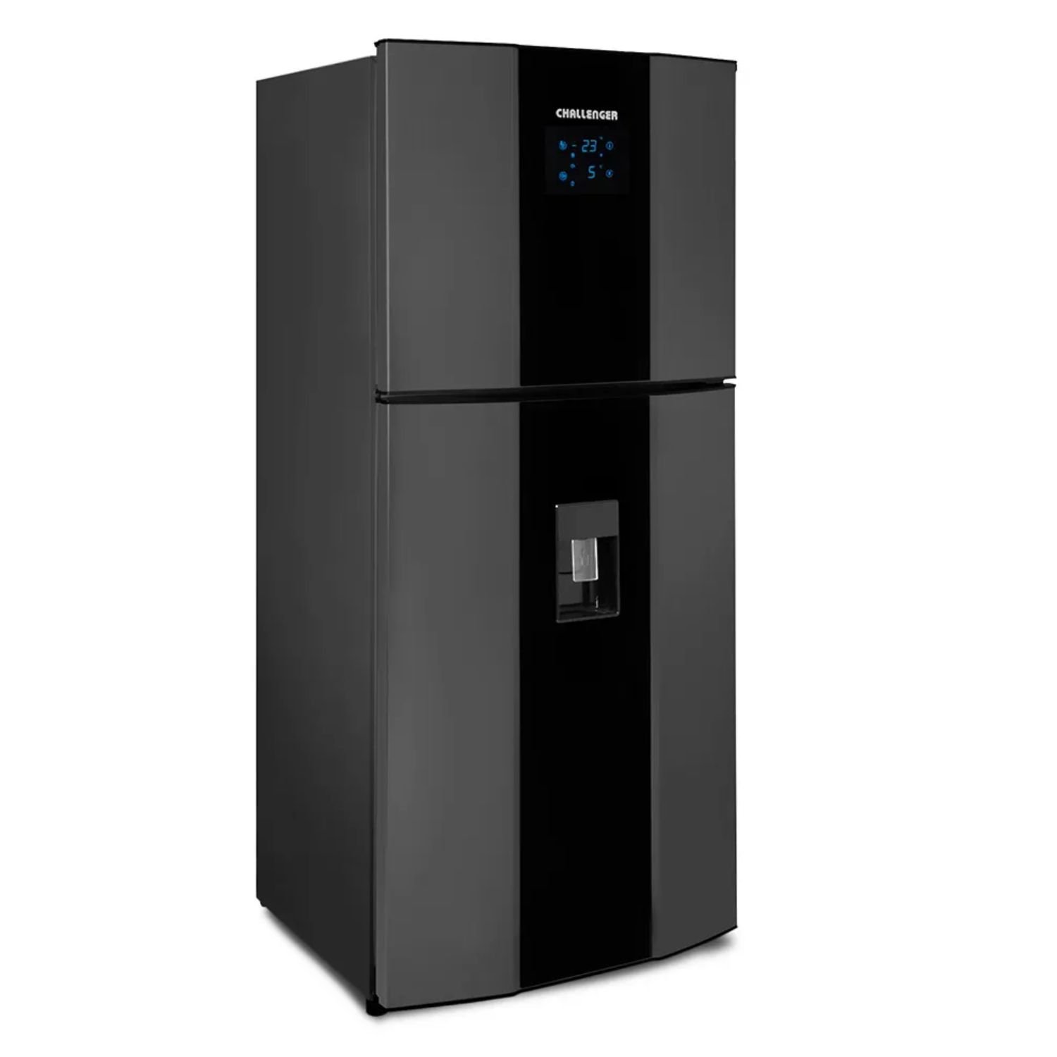 Nevera Challenger No Frost 370 Litros Gris CR-370 Negro - Image 2