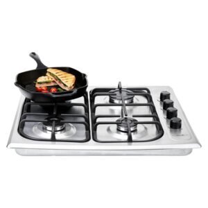 Estufa HACEB 60 cm 4 Puestos Gas Propano Plateado - Image 3