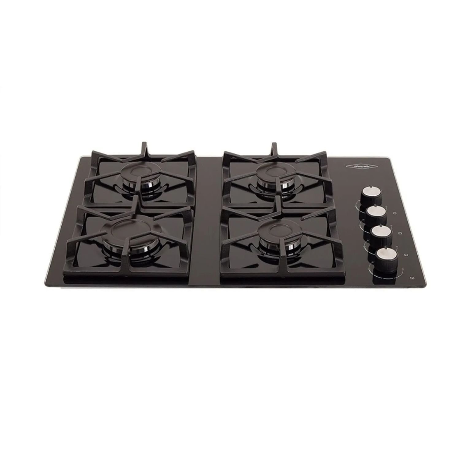 Estufa HACEB 60 cm 4 Puestos Gas Natural Cristal Negro - Image 2