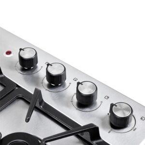 Estufa HACEB 60 cm 4 Puestos Gas Propano Mixta 120V Plateado - Image 4