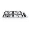 Estufa HACEB 60 cm 4 Puestos Gas Natural Fogon Dual Plateado - Image 2