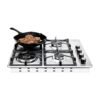 Estufa HACEB 60 cm 4 Puestos Gas Natural Fogon Dual Plateado - Image 3
