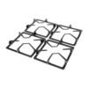 Estufa HACEB 60 cm 4 Puestos Gas Natural Fogon Dual Plateado - Image 5