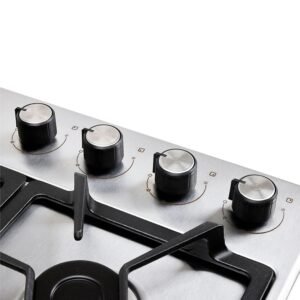 Estufa de Empotrar HACEB 60cm 4 Ptos Gas Natural Inox - Image 4