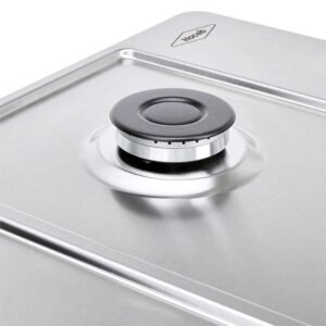 Estufa de Empotrar HACEB 60cm 4 Ptos Gas Natural Inox - Image 6