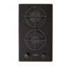Estufa HACEB 30 cm 2 Puestos Gas Natural Cristal Negro