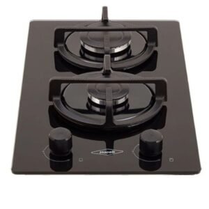 Estufa HACEB 30 cm 2 Puestos Gas Natural Cristal Negro - Image 3