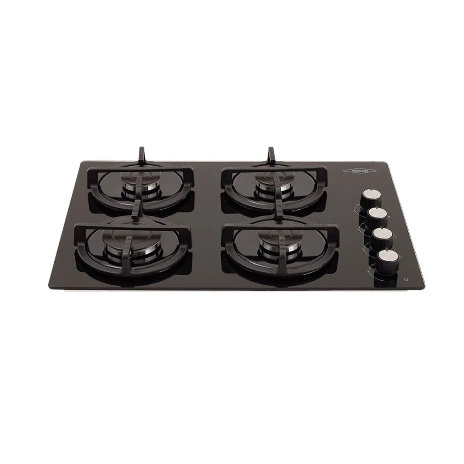 Estufa HACEB 60 cm 4 Puestos Gas Natural Cristal Negro - Image 2