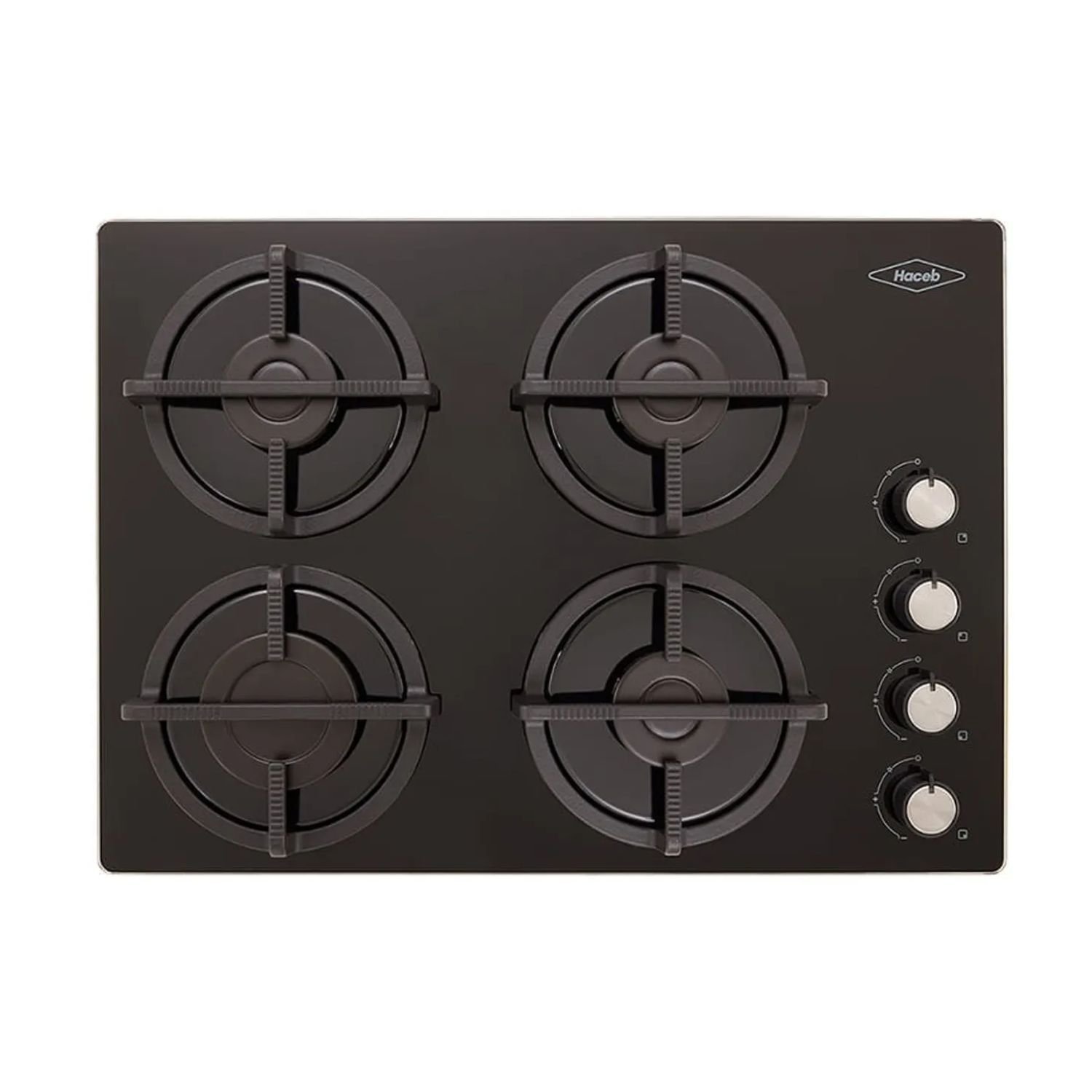 Estufa HACEB 60 cm 4 Puestos Gas Propano Cristal Negro