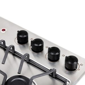 Estufa HACEB 60 cm 4 Puestos Gas Natural Mixta 120V Inox - Image 4