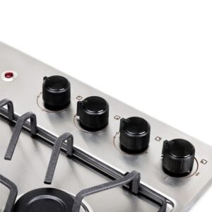 Estufa HACEB 60 4 Puestos cm Gas Propano Mixta 120V Inox - Image 4