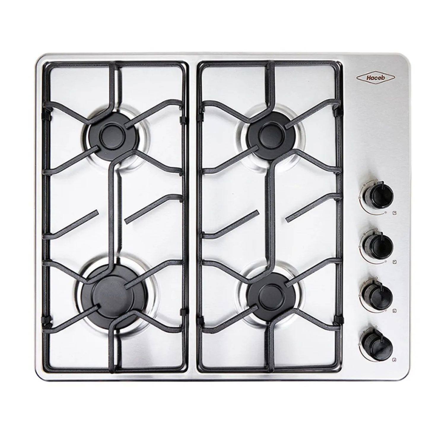Estufa HACEB 60cm 4 Puestos Gas Natural 60-43 Inoxidable