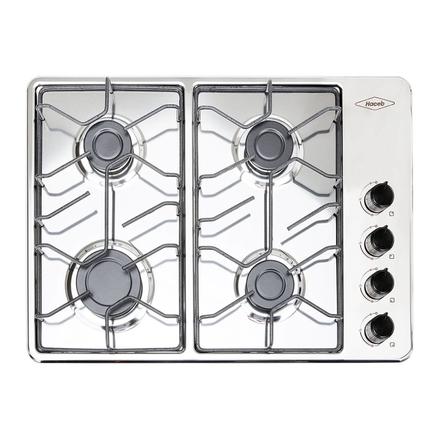 Estufa HACEB 60 cm 4 Puestos Gas propano Inox
