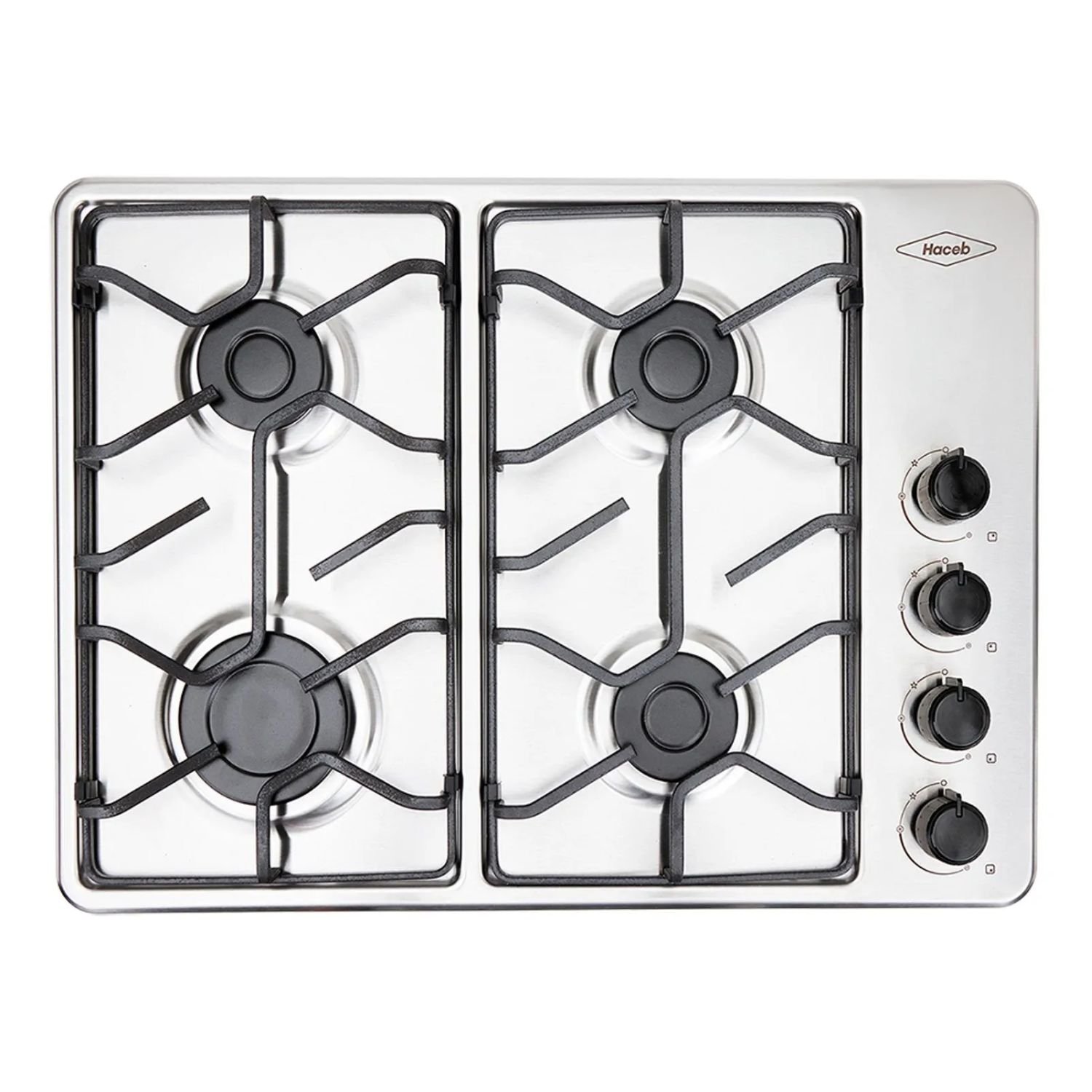 Estufa HACEB 60 cm 4 Puestos Gas Natural Inox