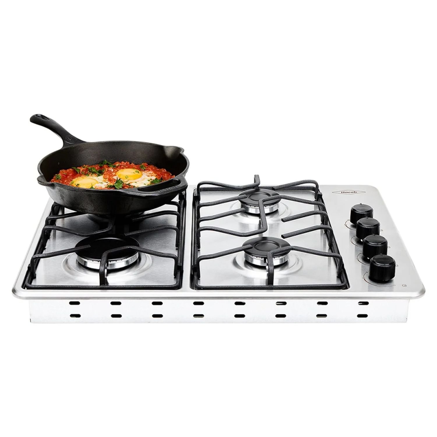 Estufa HACEB 60 cm 4 Puestos Gas Natural Inox - Image 3