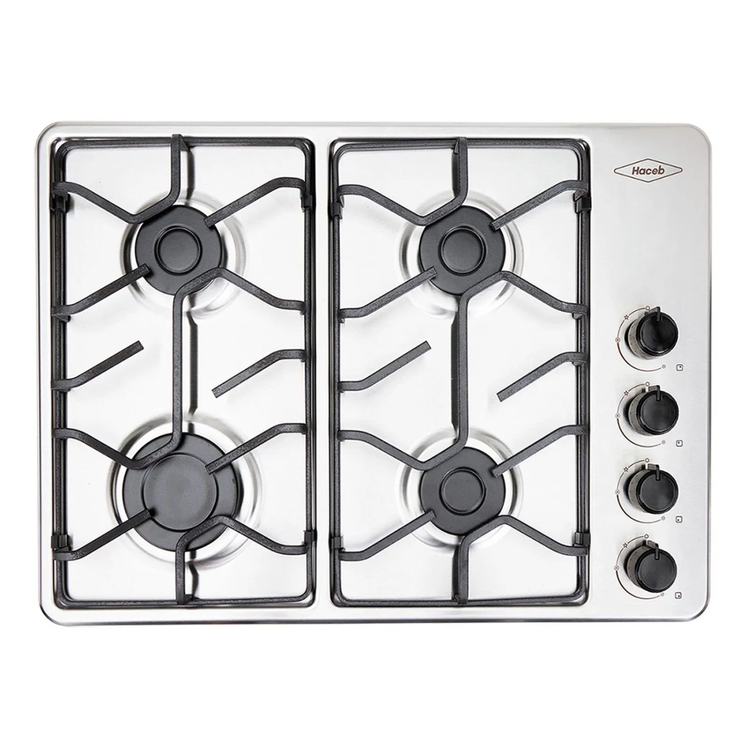 Estufa HACEB 60 cm 4 Puestos Gas Propano Inox - Image 2