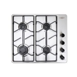 Estufa HACEB 60 cm 4 Puestos Gas Propano Plateado