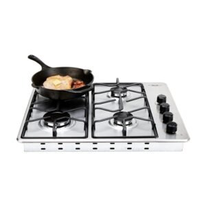 Estufa HACEB 60 cm 4 Puestos Gas Propano Plateado - Image 3