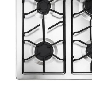 Estufa de Empotrar HACEB 66cm 4 Ptos Gas Natural Inox - Image 3