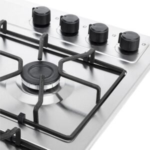 Estufa de Empotrar HACEB 66cm 4 Ptos Gas Natural Inox - Image 5