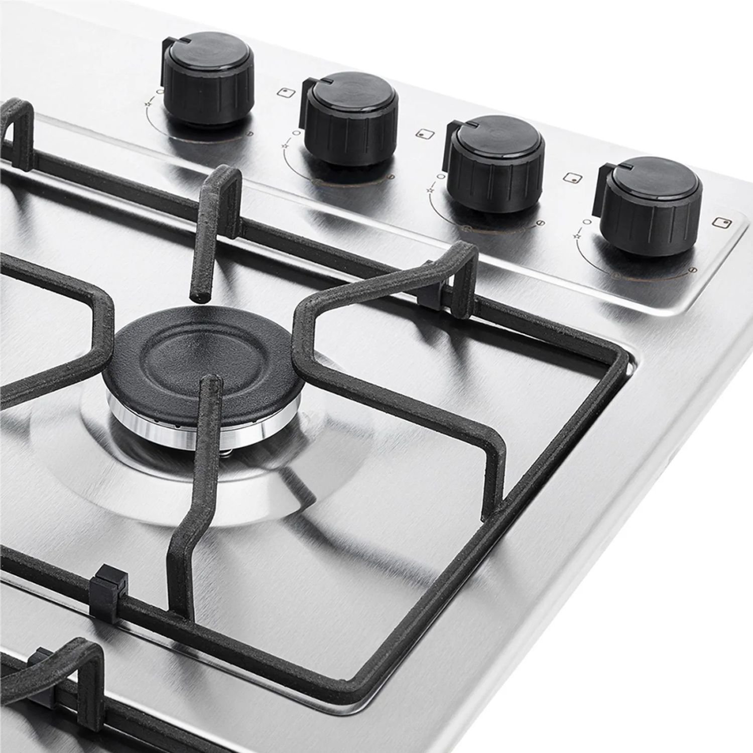 Estufa de Empotrar HACEB 66cm 4 Ptos Gas Natural Inox - Image 5