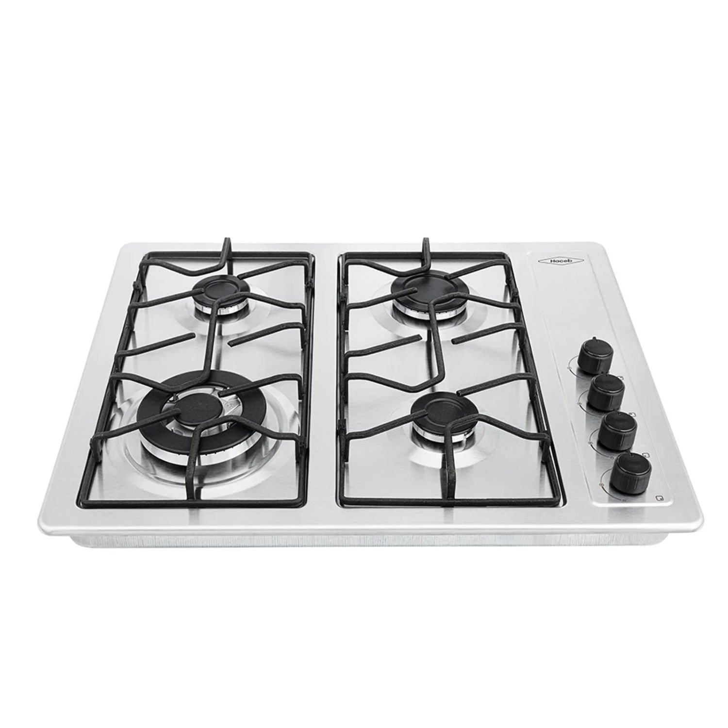 Estufa de Empotrar HACEB 66cm 4 Ptos Gas Natural Inox - Image 2