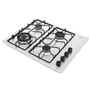 Estufa de Empotrar HACEB 66cm 4 Ptos Gas Natural Inox - Image 3
