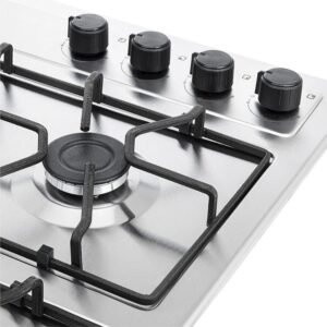 Estufa de Empotrar HACEB 66cm 4 Ptos Gas Natural Inox - Image 4