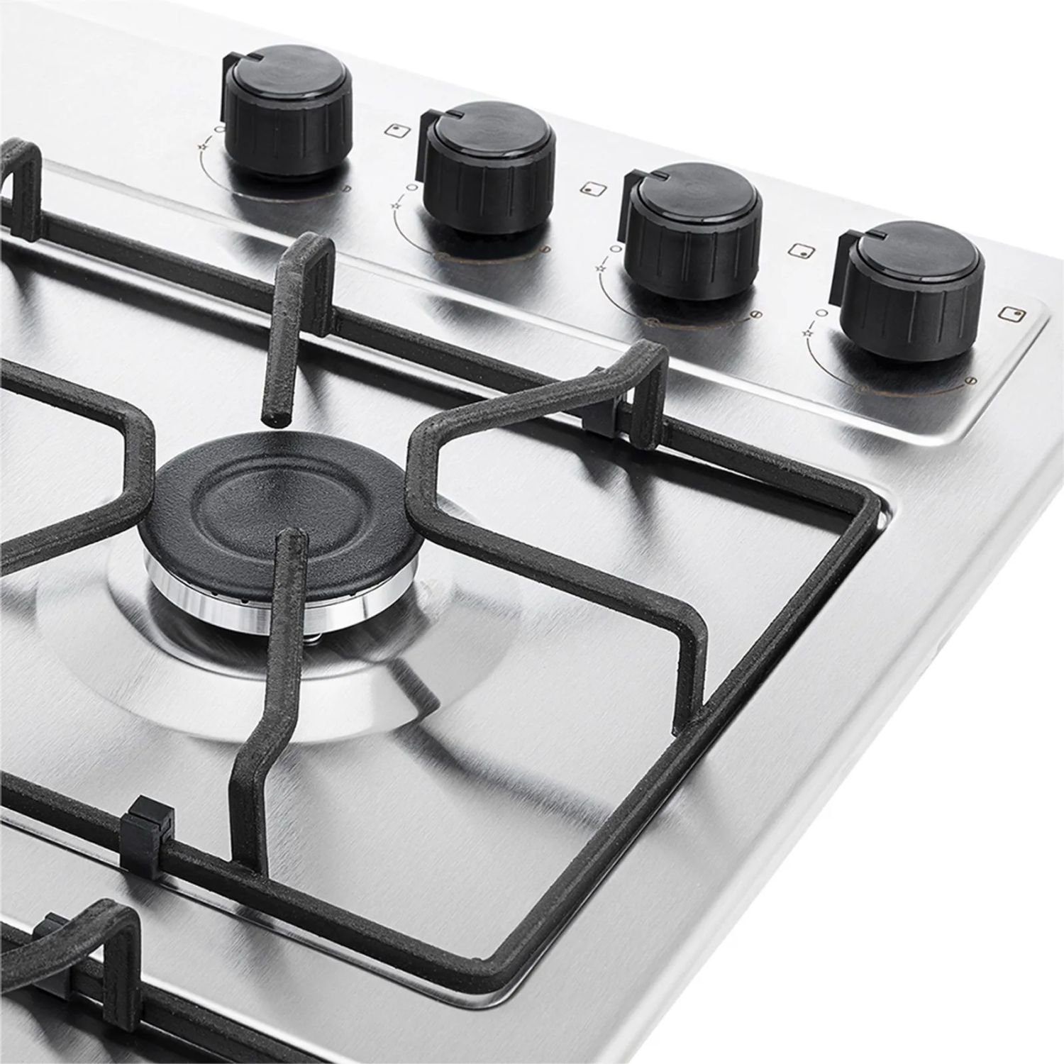 Estufa de Empotrar HACEB 66cm 4 Ptos Gas Natural Inox - Image 4
