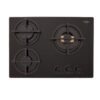 Estufa HACEB 60 cm 3 Puestos Gas Natural Cristal Negro