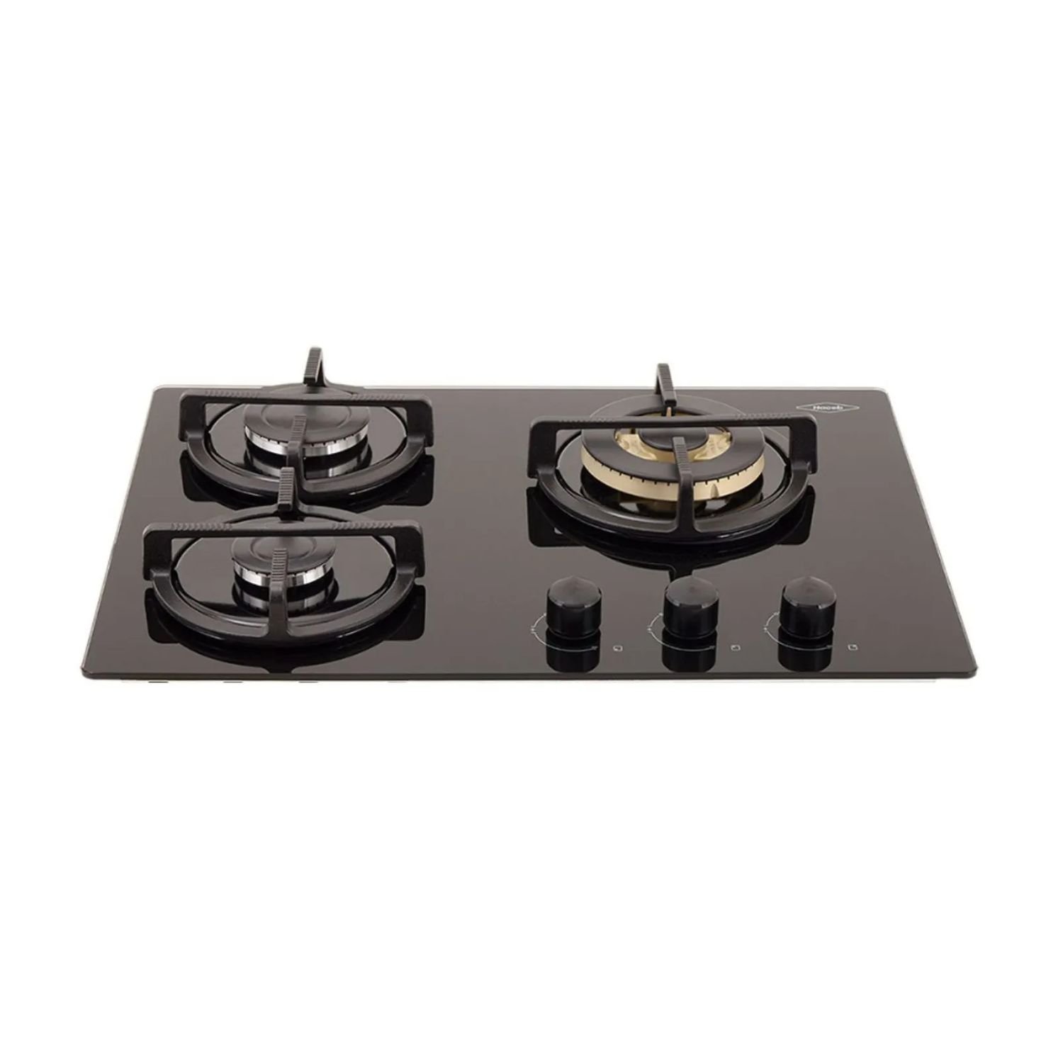 Estufa HACEB 60 cm 3 Puestos Gas Natural Cristal Negro - Image 2