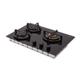 Estufa HACEB 60 cm 3 Puestos Gas Natural Cristal Negro - Image 3