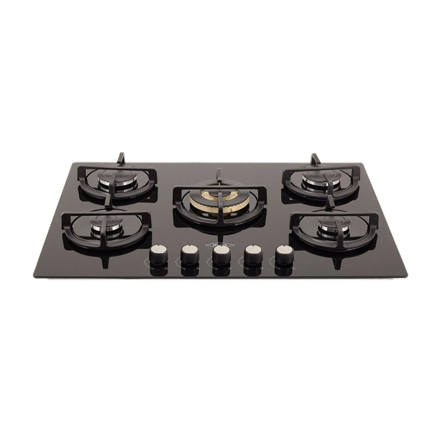 Estufa HACEB 76 cm 5 Puestos Gas Natural Cristal Negro - Image 2