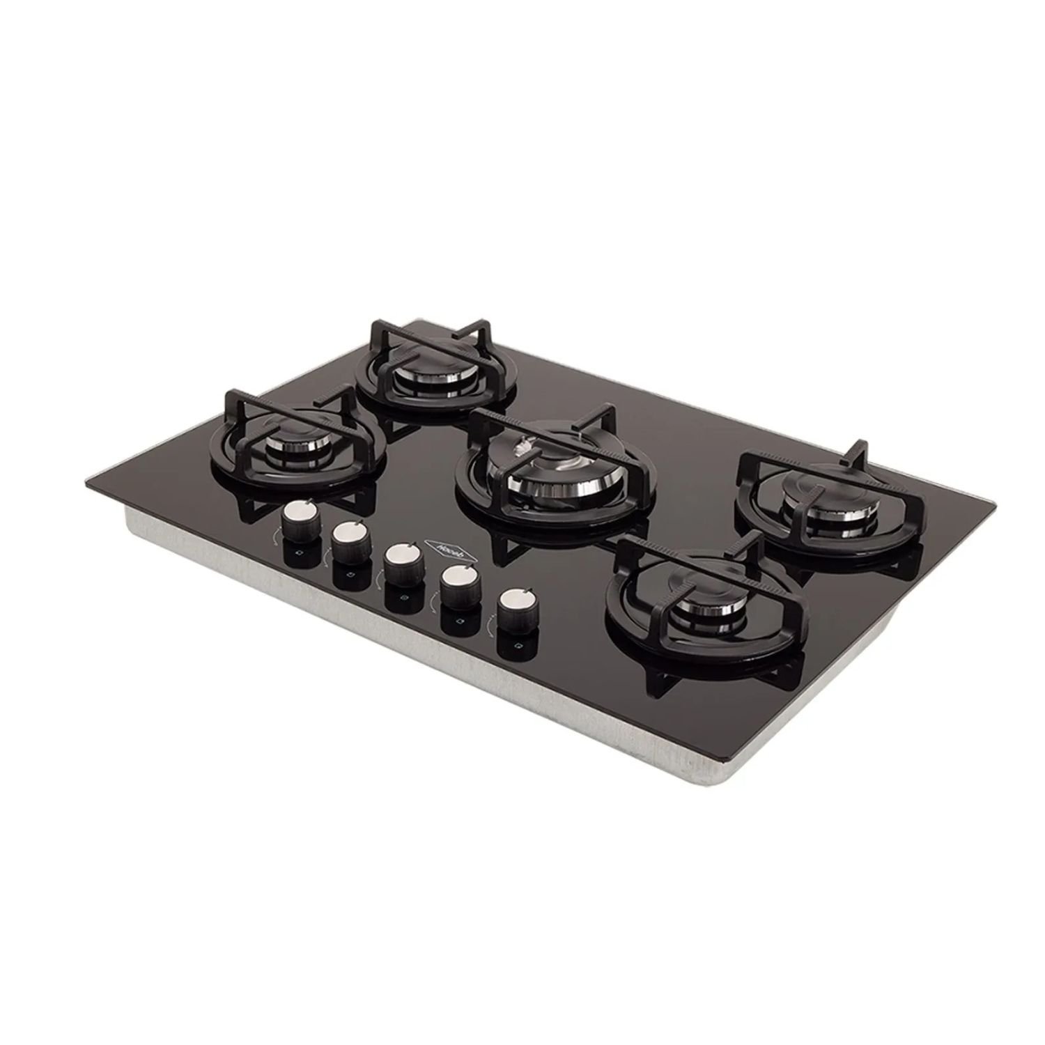 Estufa HACEB 76 cm 5 Puestos Gas Propano Cristal Negro - Image 3