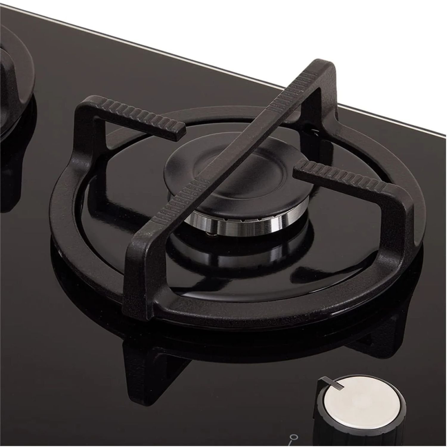 Estufa HACEB 76 cm 5 Puestos Gas Propano Cristal Negro - Image 5