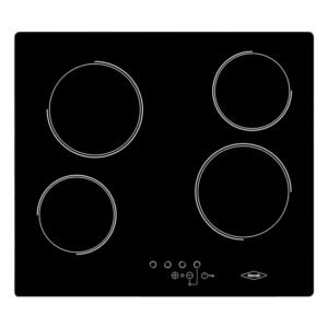 Estufa de Vitroceramica HACEB 60cm 4 Puestos Negro