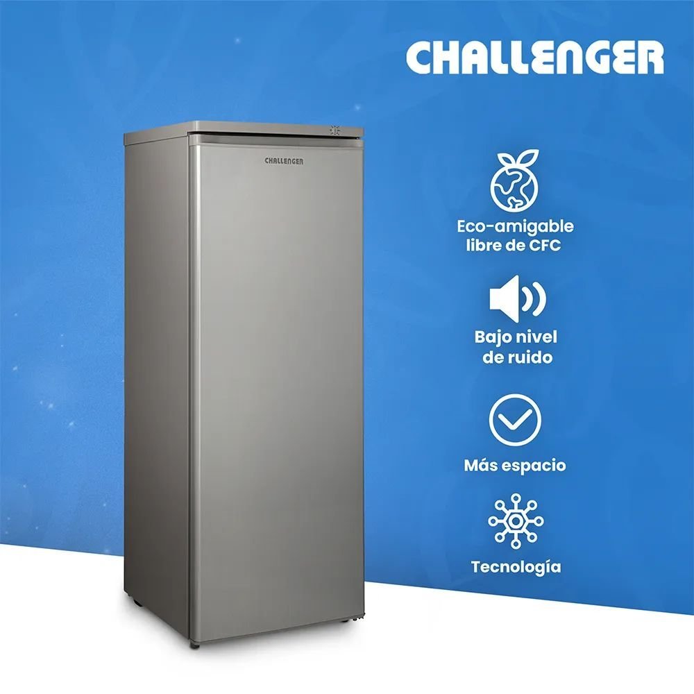 Congelador CHALLENGER Vertical Frost 168 Lt CV-430 Gris - Image 4