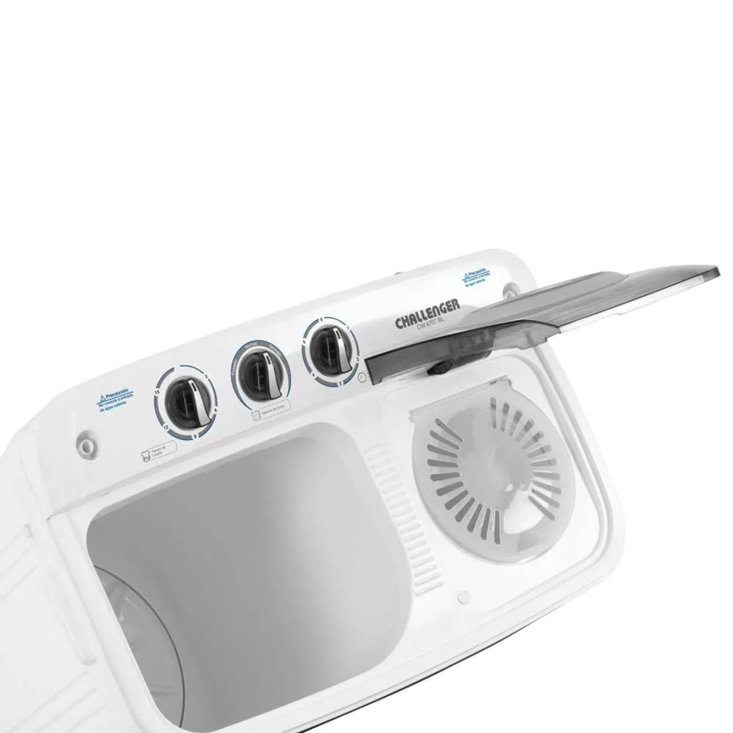 Lavadora CHALLENGER 7 Kilos Doble Tina CW 4707 Blanco - Image 5