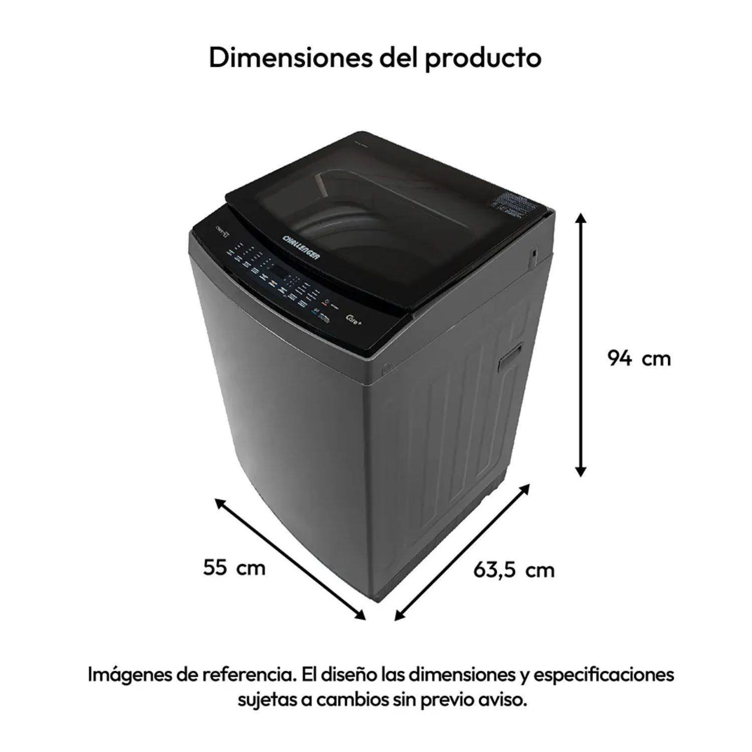 Lavadora CHALLENGER 13 Kilos Carga Superior CW-5713 Gris - Image 6