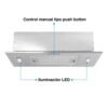 Campana Extractora CHALLENGER 60 cm Pared CX 4150 Gris - Image 6