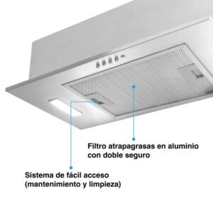 Campana Extractora CHALLENGER 60 cm Pared CX 4150 Gris - Image 7