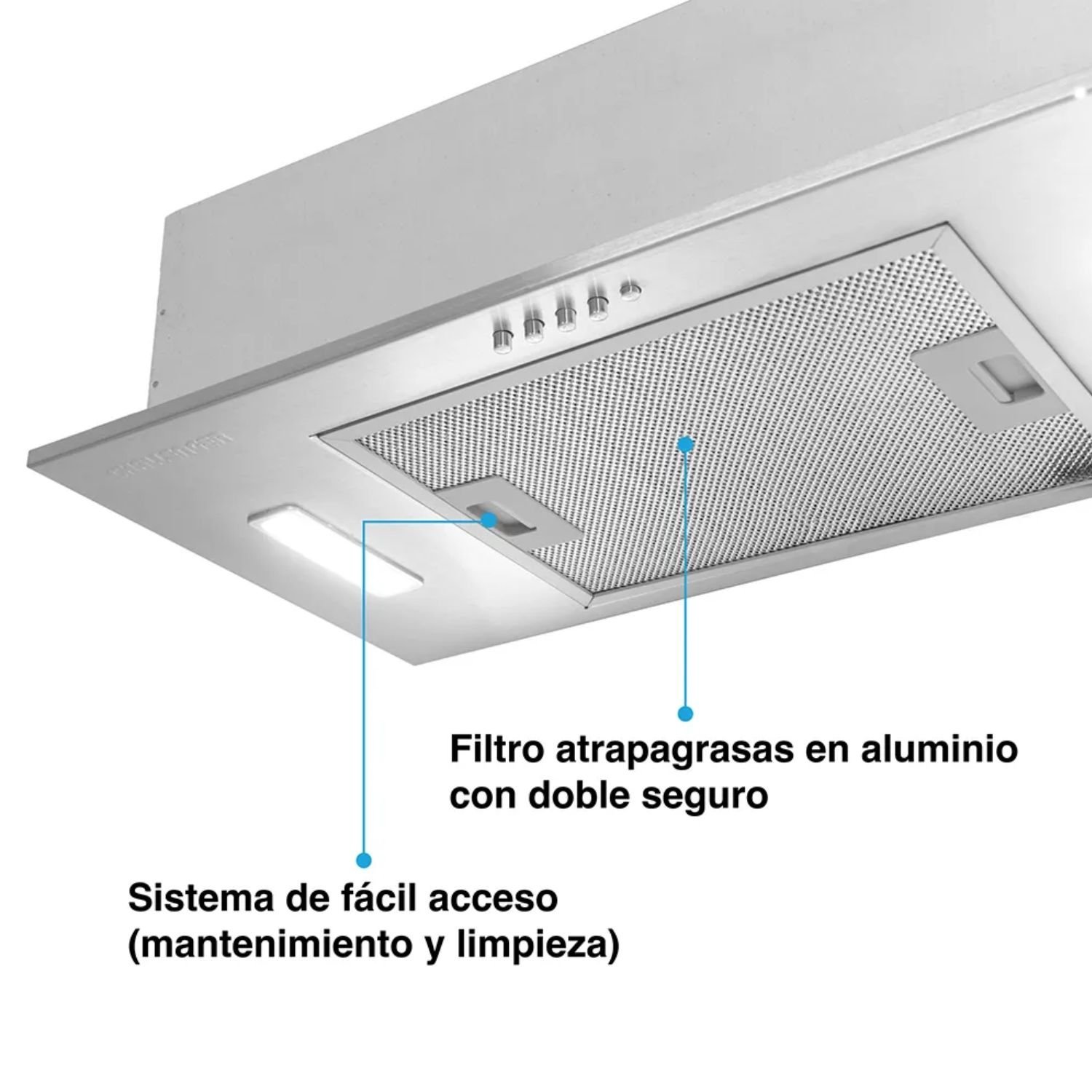 Campana Extractora CHALLENGER 60 cm Pared CX 4150 Gris - Image 7