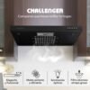 Campana Extractora CHALLENGER 60 cm Horizontal Pared CX 4310 - Image 2
