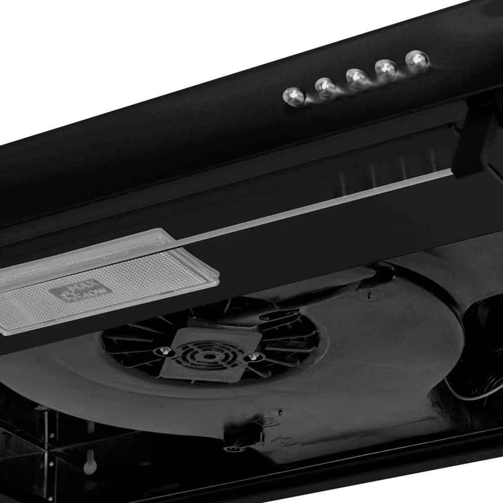 Campana Extractora CHALLENGER 60 cm Pared CX 4562 Negro - Image 4